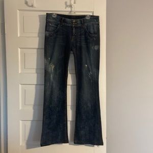 Hudson Bootcut Distressed Jean